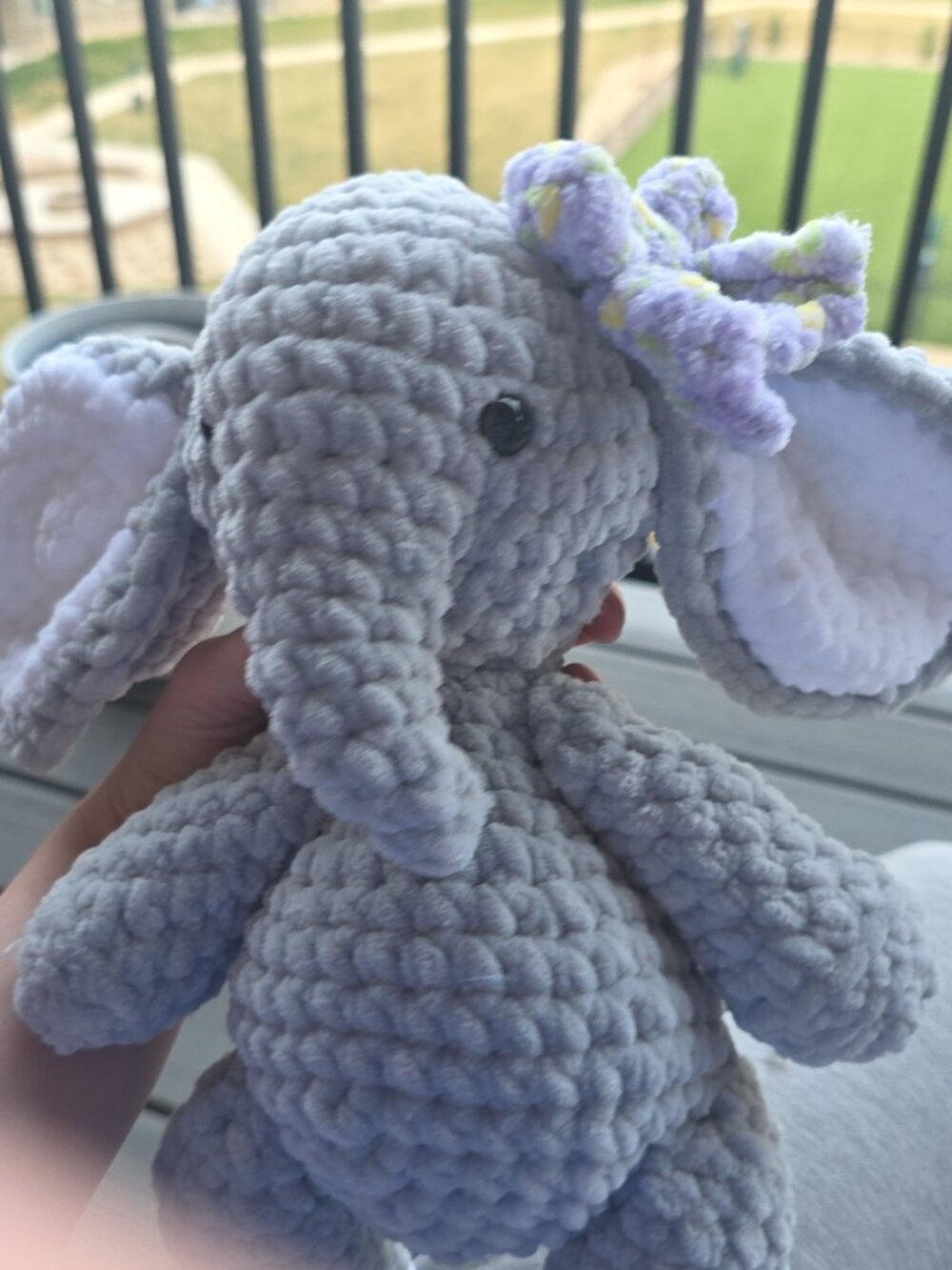 Custom crochet elephant 🐘 🥰